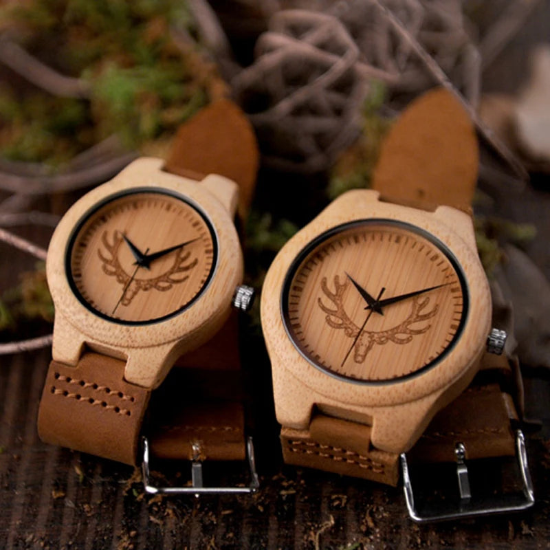 BOBO BIRD Unisex Bamboo Watch