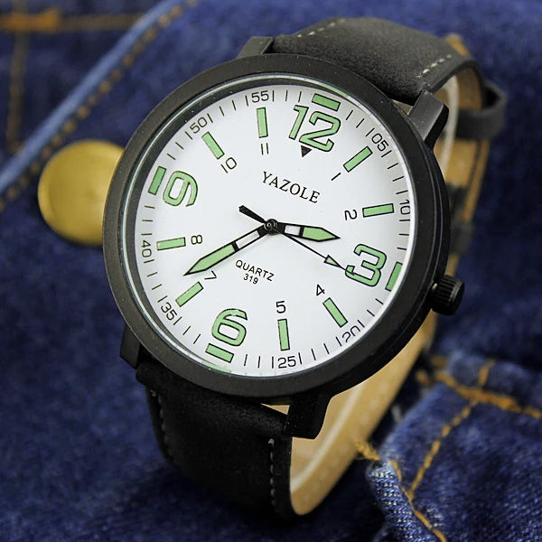Yazole Large Dial Watch