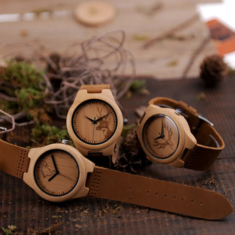 BOBO BIRD Unisex Bamboo Watch