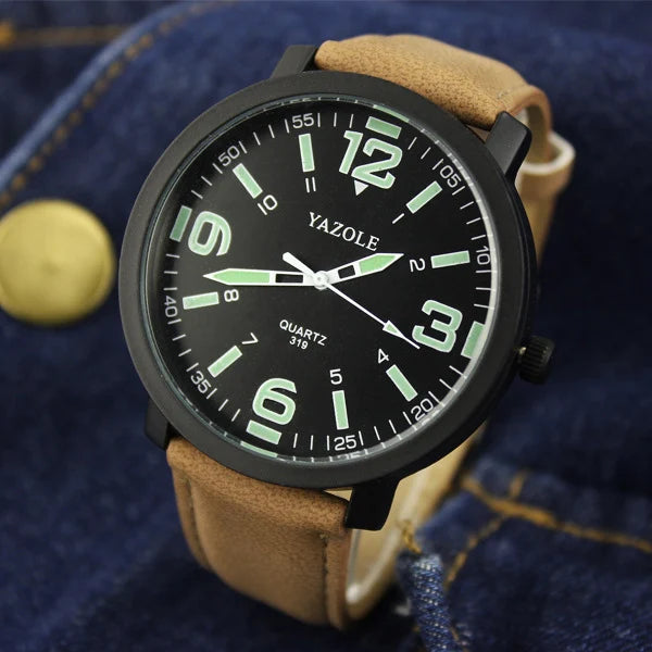 Yazole Large Dial Watch