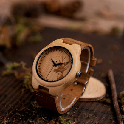 BOBO BIRD Unisex Bamboo Watch