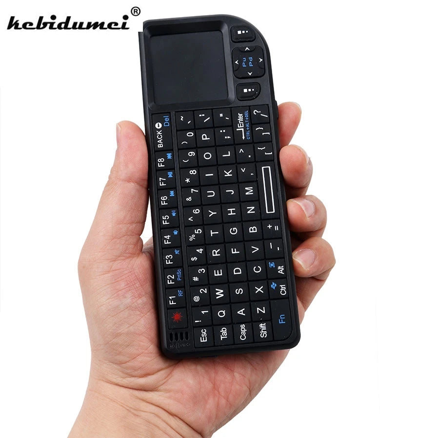 Wireless Keyboard Handheld With Touchpad Mouse