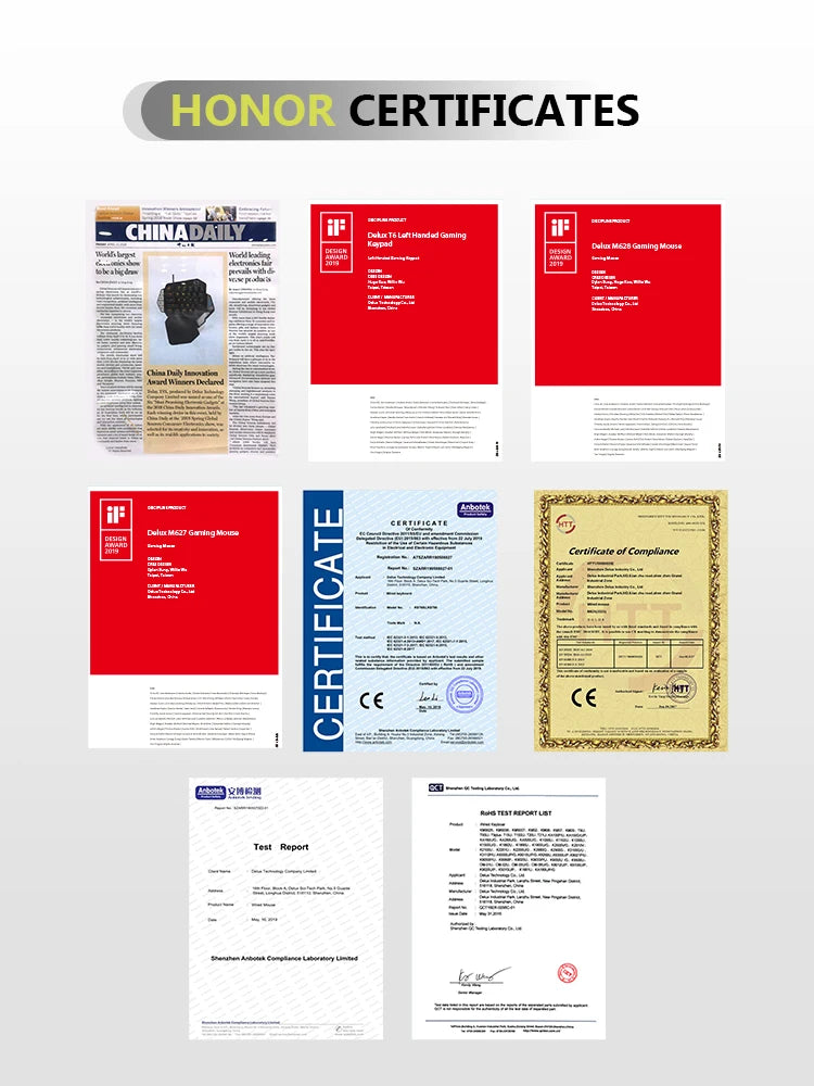 Delux M618 BU Ergonomic Vertical Mouse