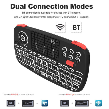 Rii i4 Mini Bluetooth Wireless Keyboard