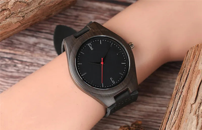 Dark Wooden Luxury Watch