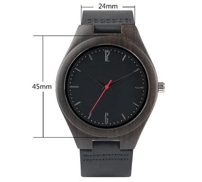 Dark Wooden Luxury Watch