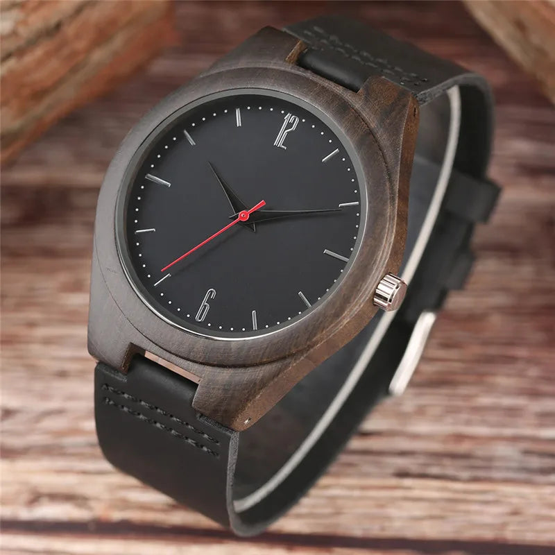 Dark Wooden Luxury Watch