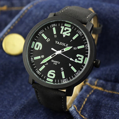 Yazole Large Dial Watch