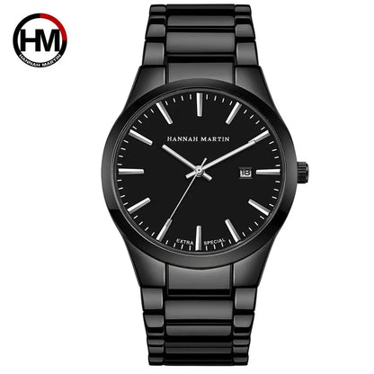 Hannah Martin Calendar Stainless Steel Quartz Watch