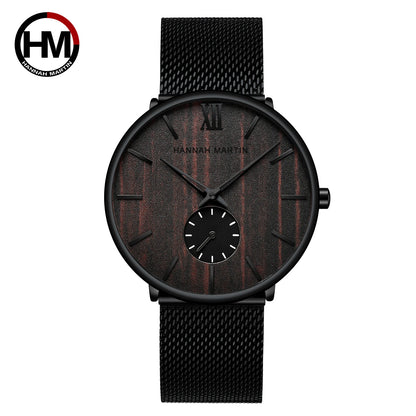 Hannah Martin Stainless Steel Mesh Watch