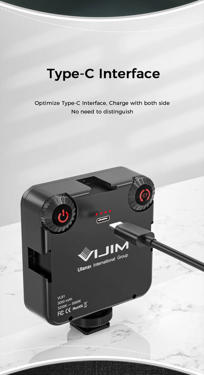 Ulanzi VIJIM VL81 Mini LED Video Light