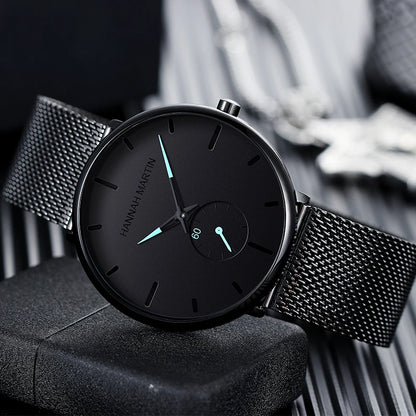 Hannah Martin Stainless Steel Mesh Watch