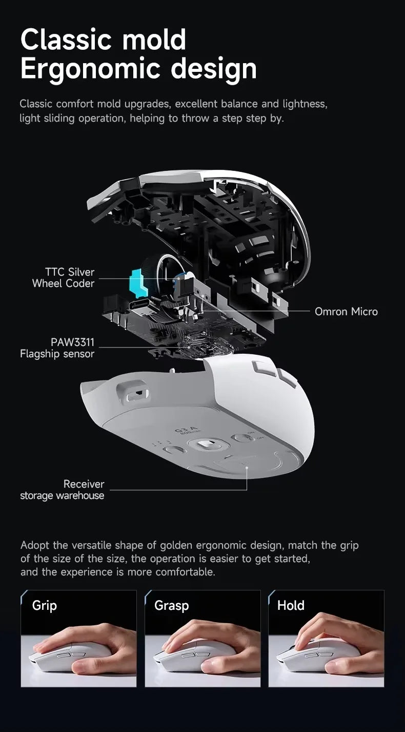 MCHOSE G3 Wireless Gaming Mouse