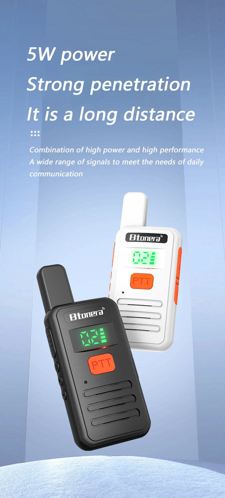 BTDX Mini Walkie Talkie