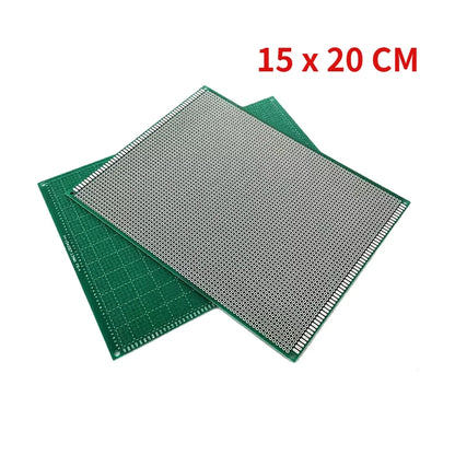 1PCS Single Sided PCB Universal Printed Circuit Board 2x8 3x7 4x6 6x8 10x10 10x15 10x22 12x18 15x20 20x30CM DIY Breadboard Plate