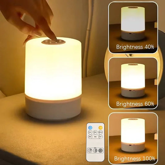 Bedside Led Night Vision Dimmable Table Lamps