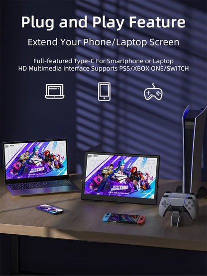 BYONE 11.6 HD Portable Monitor