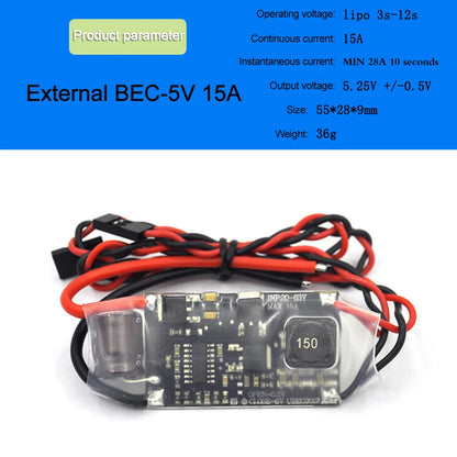 UBEC 3A /5A /7A /15A Lowest RF Noise BEC Full Shielding Antijamming Switching Regulator for RC quadcopter Multicopter
