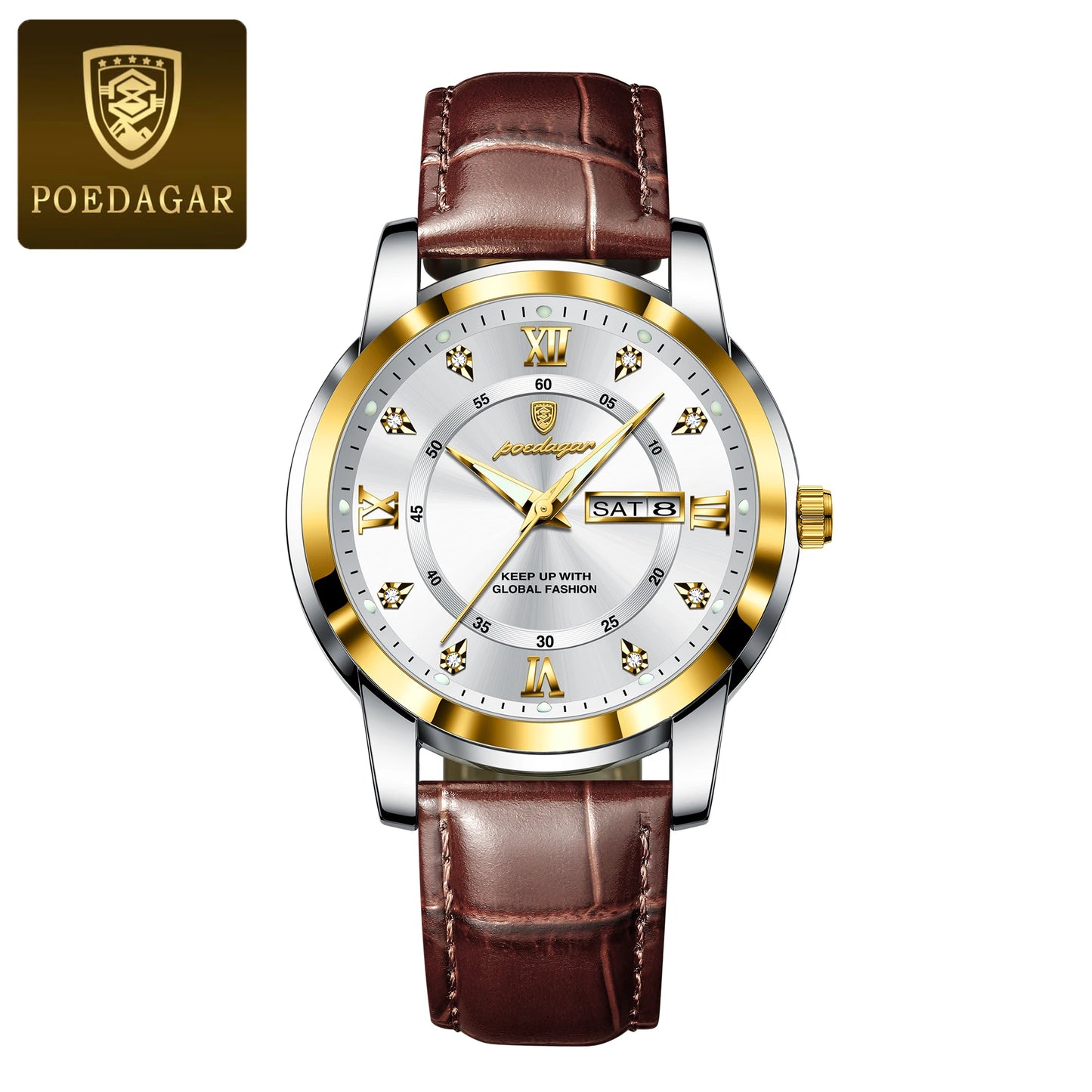 POEDAGAR Luxury Business Men Watch