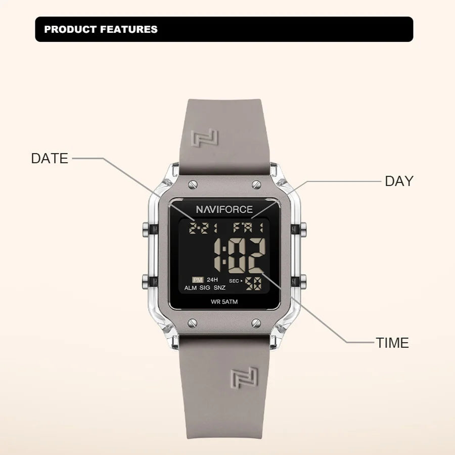 NAVIFORCE Multifunctional Digital Watch