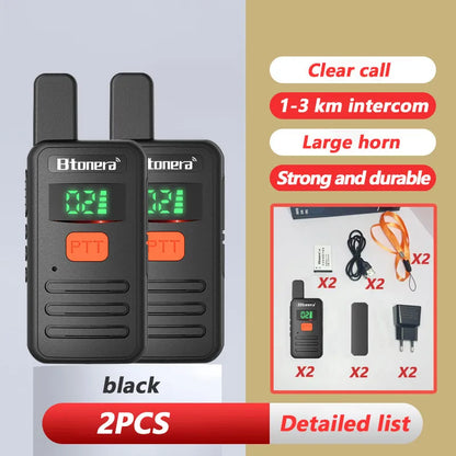 BTDX Mini Walkie Talkie