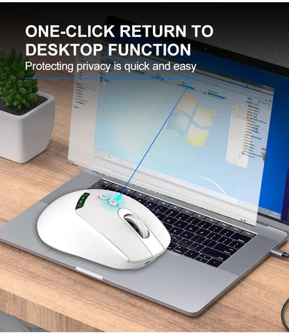 Noiseless Dual Mode Wireless Mouse