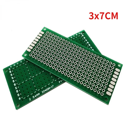 1PCS Single Sided PCB Universal Printed Circuit Board 2x8 3x7 4x6 6x8 10x10 10x15 10x22 12x18 15x20 20x30CM DIY Breadboard Plate