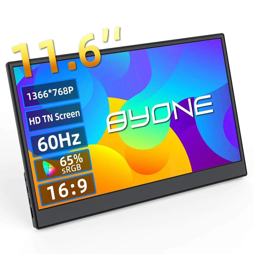 BYONE 11.6 HD Portable Monitor