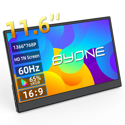 BYONE 11.6 HD Portable Monitor