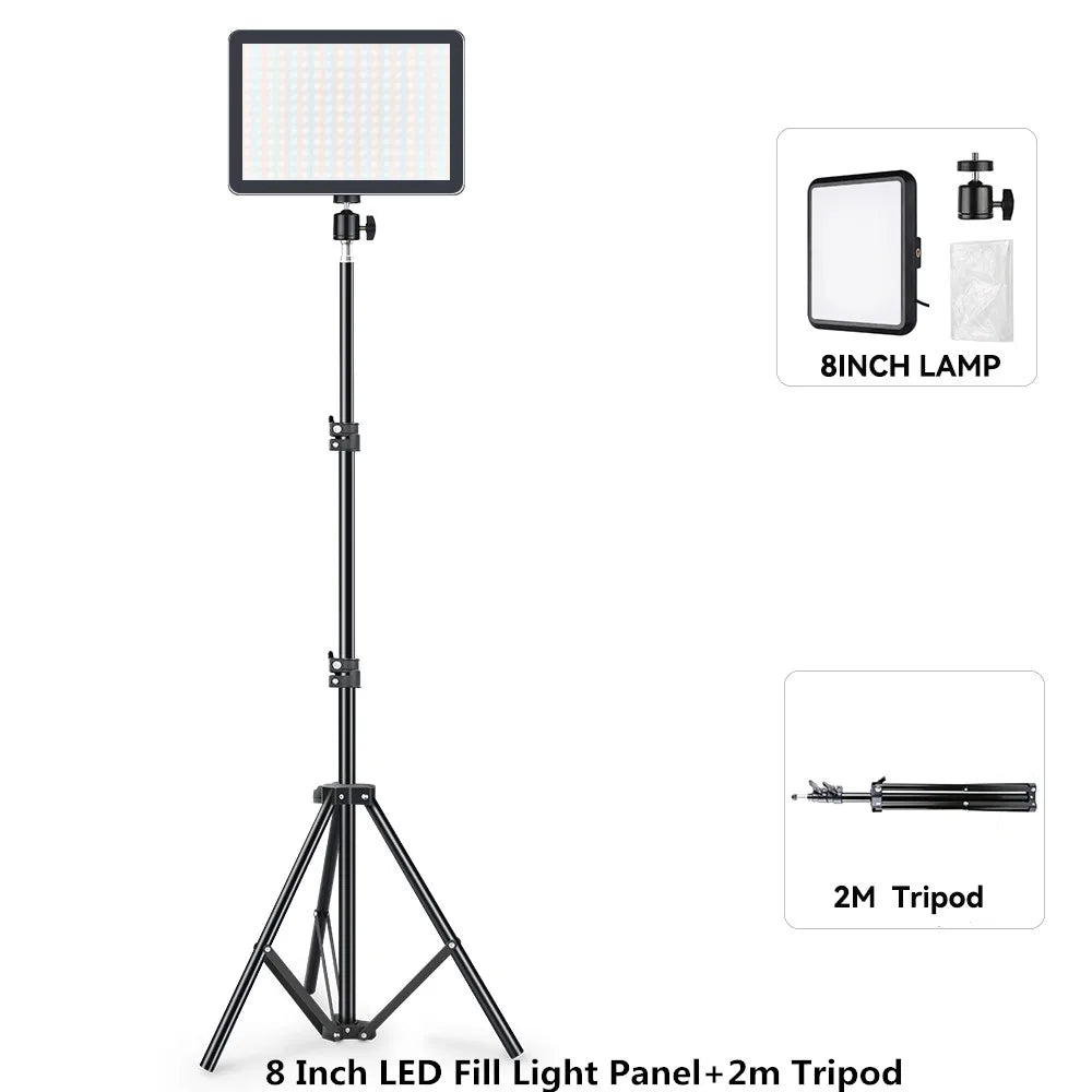 Photo Studio Lamp Kit with Tripod Stand