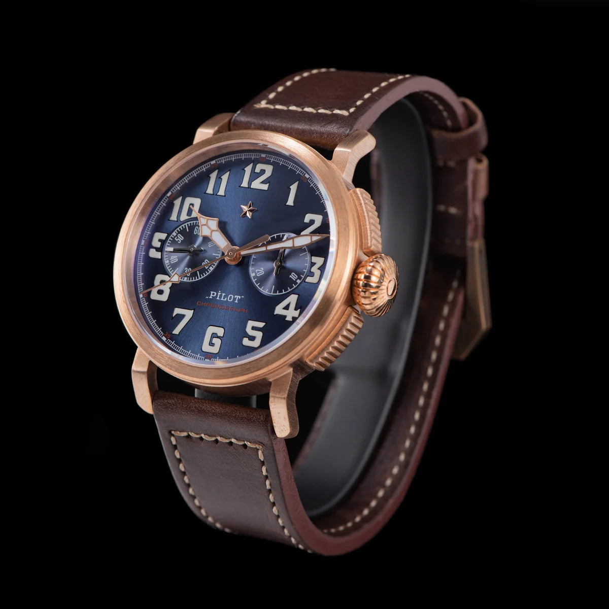 Sugess Bronze Pilot Watch