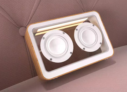 Transparent Wireless Bluetooth Speaker with Duel Horn