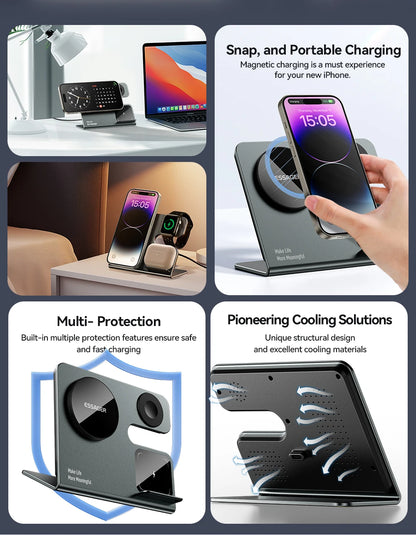 Essager 3 in 1 Magnetic Wireless Charger