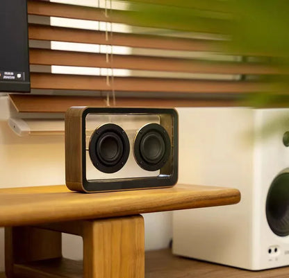 Transparent Wireless Bluetooth Speaker with Duel Horn