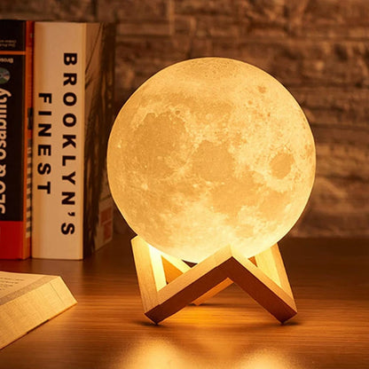 Book Moon LED Light