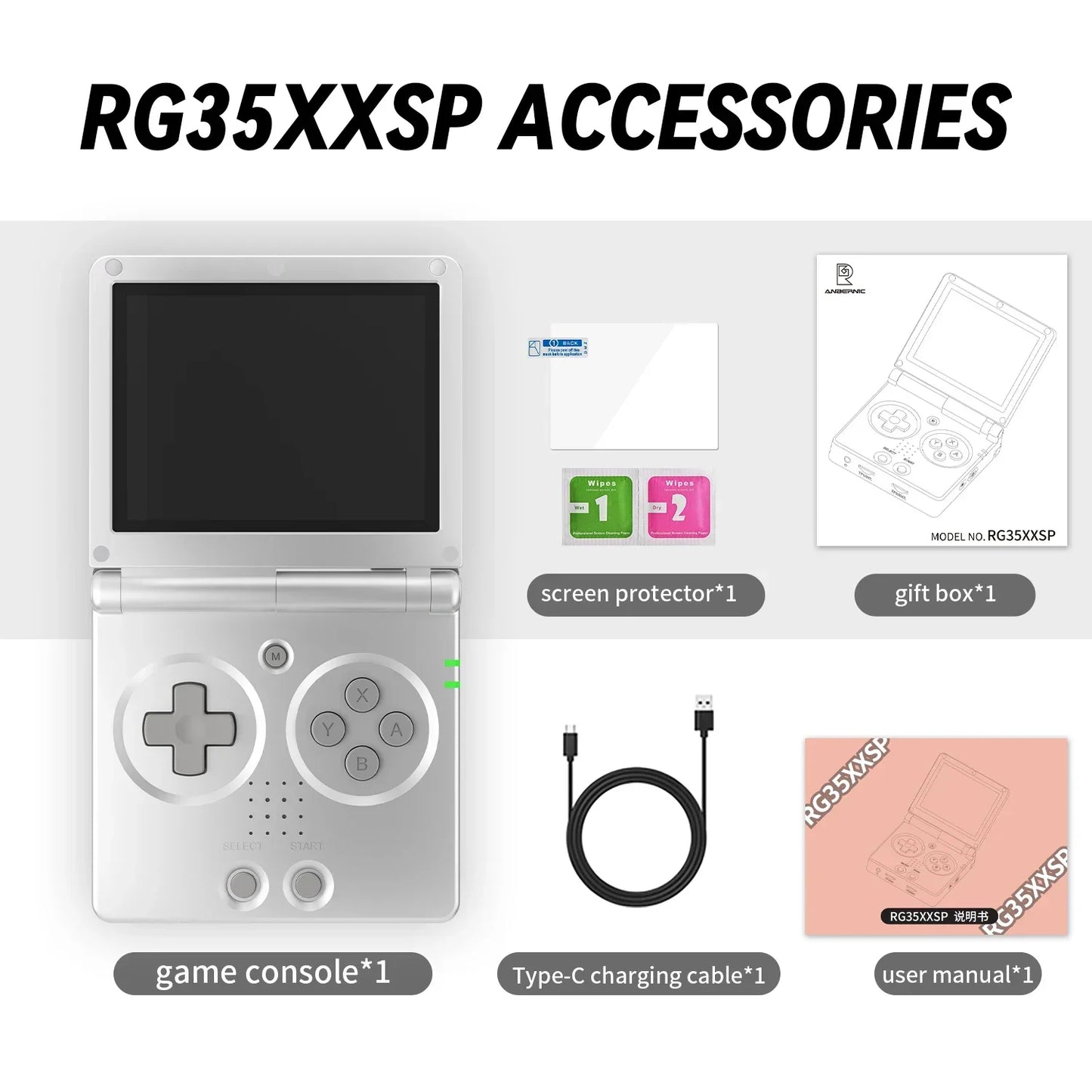 ANBERNIC RG35XXSP Flip Handheld Game Consoles