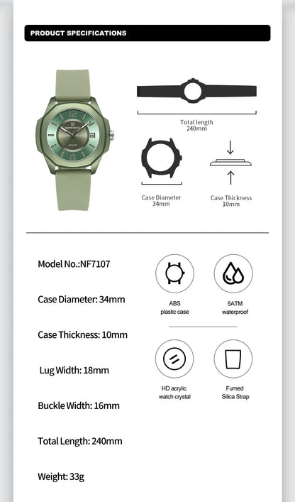 NAVIFORCE Sports Casual Watch