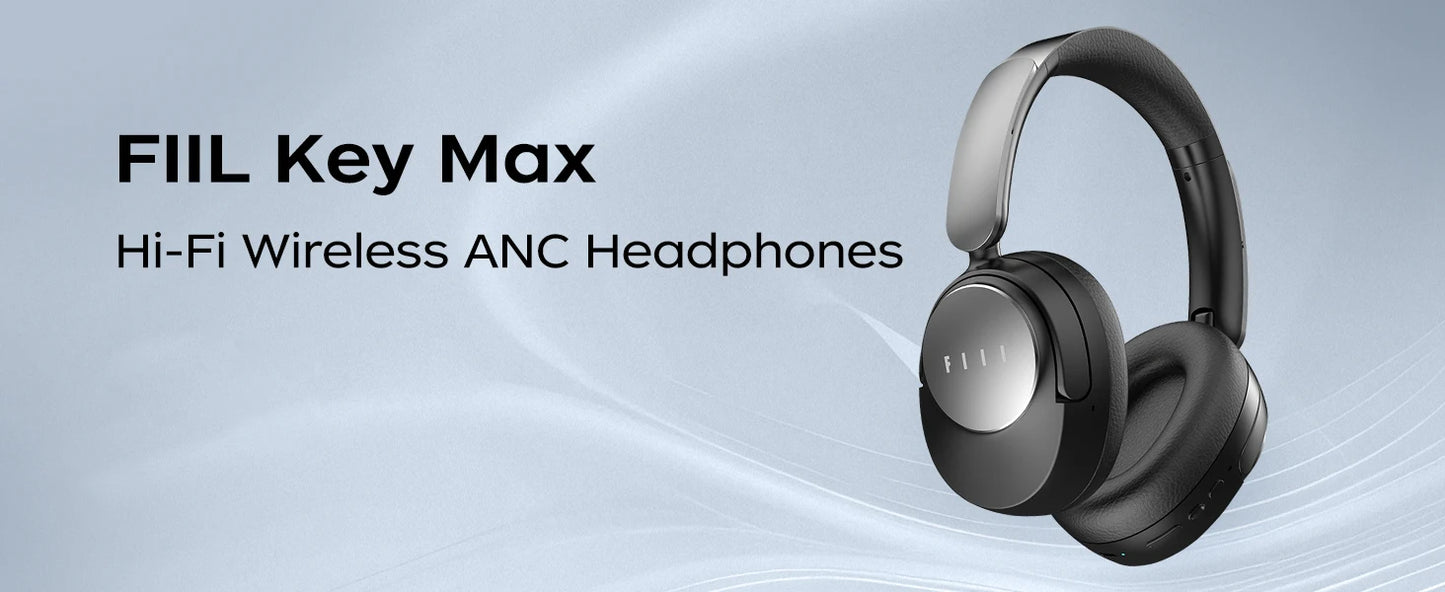 FIlL Key Max Hl-FI Wireless ANC Headphones