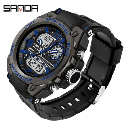 SANDA 6024 Sport Quartz Watch for Men