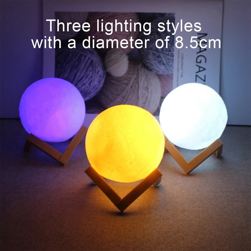 Book Moon LED Light