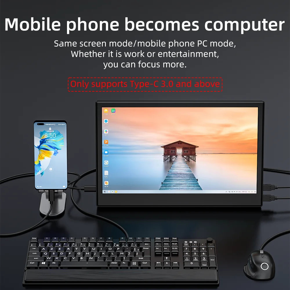 BYONE 11.6 HD Portable Monitor