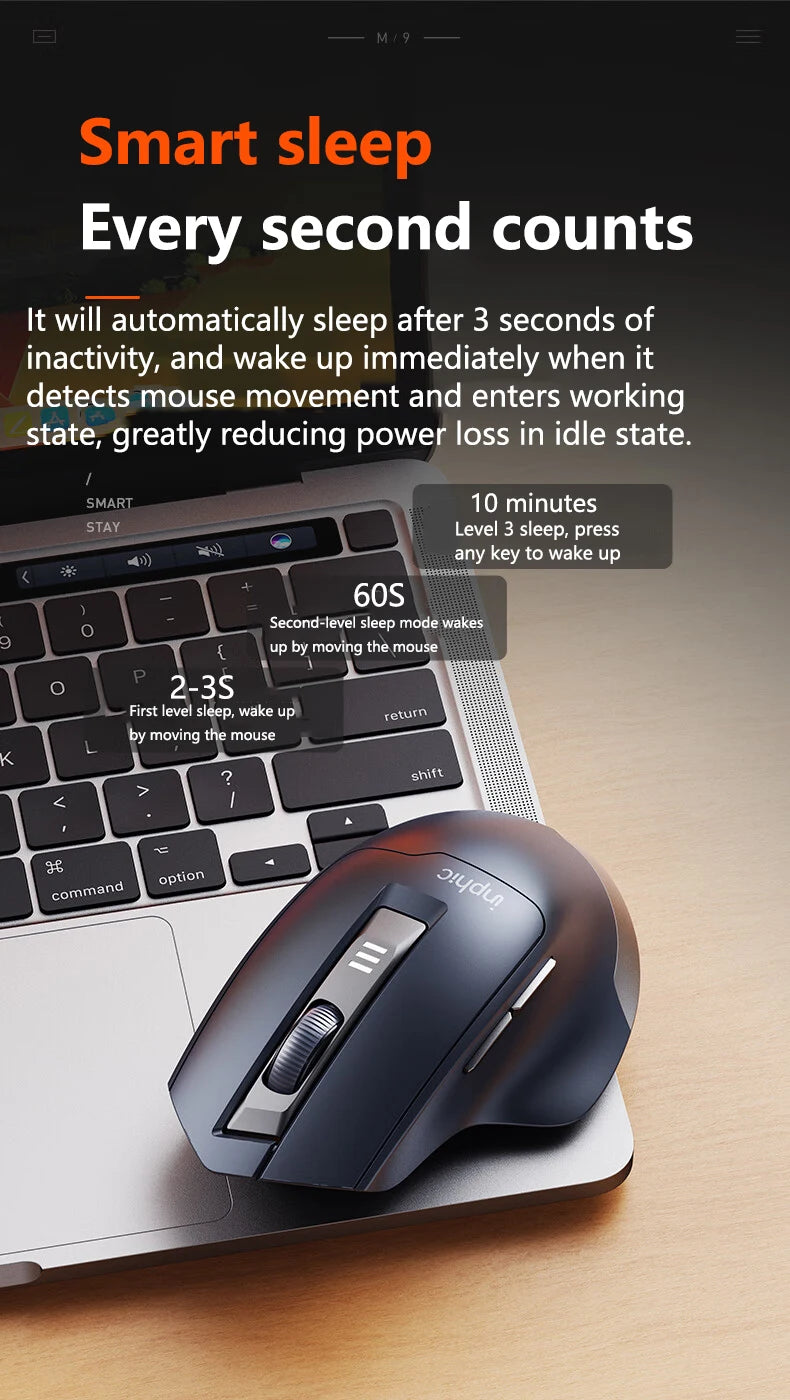 INPHIC M9 2.4G Wireless Mouse Rechargeable