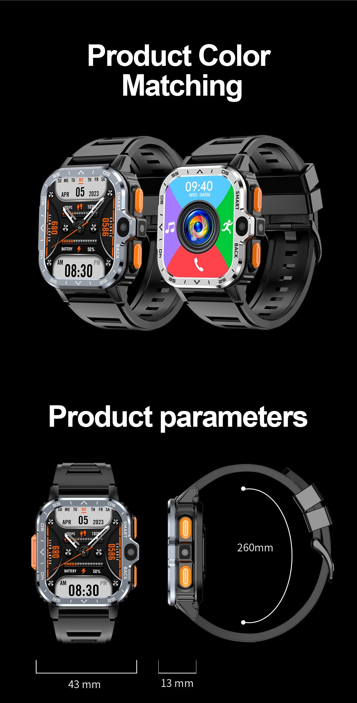 Valdus PGD Smart Watch