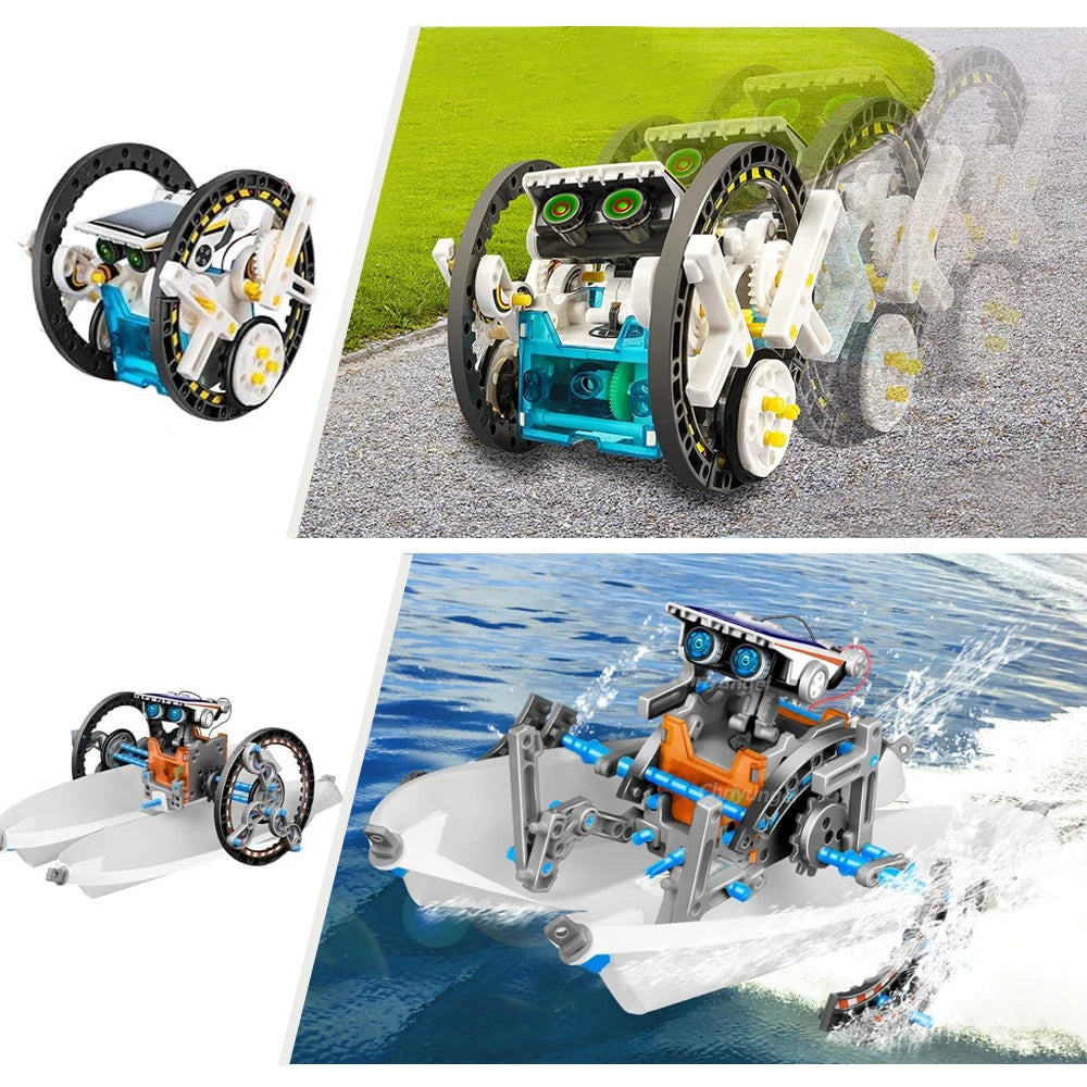 13-in-1 Solar Robot Kits for Kids
