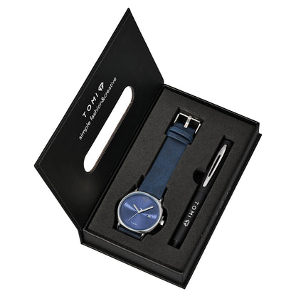 TOMI New 2PCS Luxury Business Men Watch