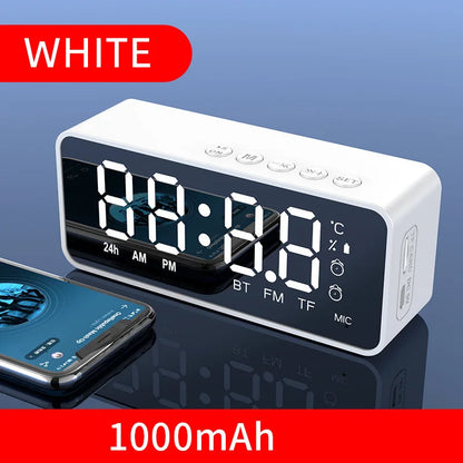 Alarm Clock Radio FM Bluetooth Speaker