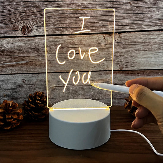 Transparent Luminous LED Night Vision Writing Board