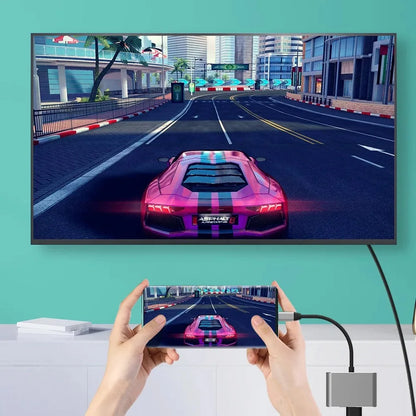 Type C To HDMI 3 in 1 USB Cable Converter