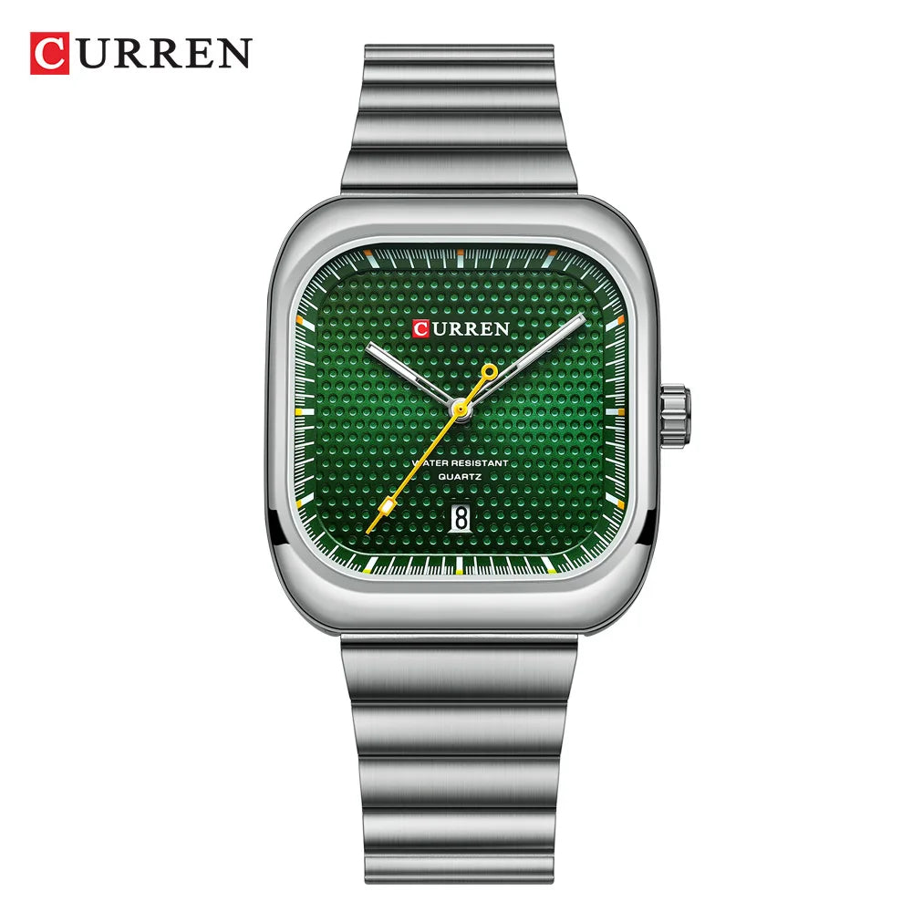 CURREN Simple Business Square Quartz Watch