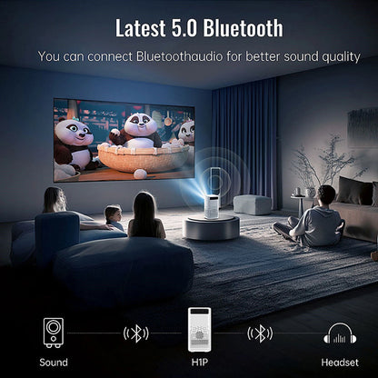 WOOPKER Portable Projector with Built-in Battery